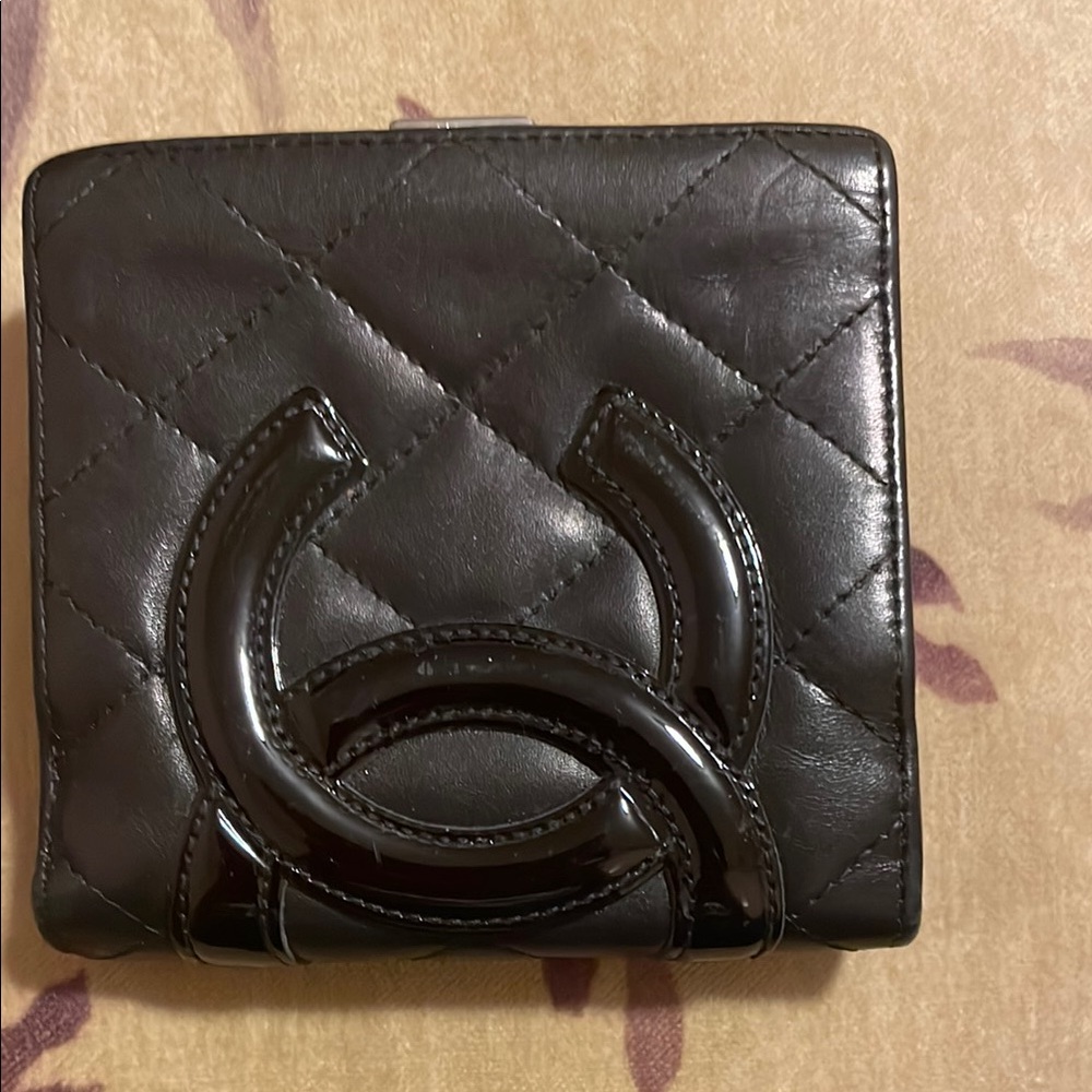 Black Quilted Leather Wallet